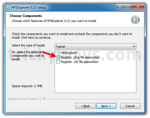 How to extract dmg file in windows 8
